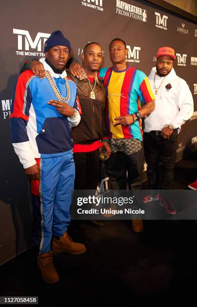 Guest attends wearing 90's wear at Floyd Mayweather's 42nd Birthday Party at The Reserve on February 23, 2019 in Los Angeles, California.