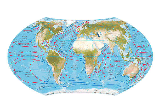 Mares Map 38,513 Map Of All The Seas Stock Photos, High-Res Pictures, and Images ...