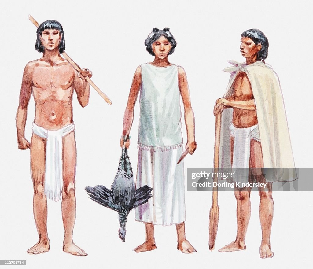 Slave Aztec Illustration Of Three Aztec Slaves High-Res Vector Graphic - Getty Images