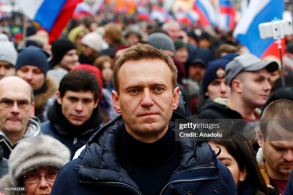 March in memory of Boris Nemtsov in Moscow