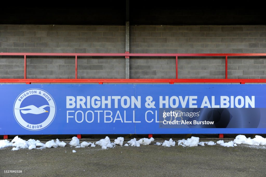 Brighton & Hove Albion Women v Manchester United Women - SSE Women's FA Cup Fourth Round