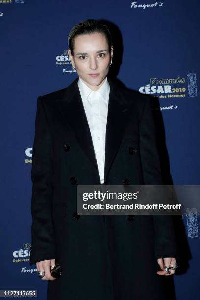 Actress Jehnny Beth nominated for the Most Promising Actress 'Cesar 2019' Award for the film 'UN AMOUR IMPOSSIBLE' attends the Cesar 2019 Nominee...