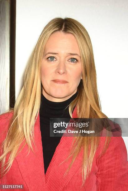 Edith Bowman attends a gala screening of "The Kid Who Would Be King" held at Odeon Leicester Square on February 03, 2019 in London, England.