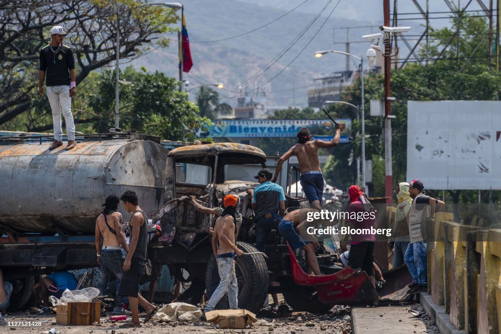 Venezuela-Colombia Border After A Day Of Violence