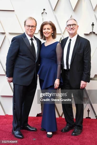 Director Brad Bird, Producers Nicole Paradis and John Walker attend the 91st Annual Academy Awards at Hollywood and Highland on February 24, 2019 in...