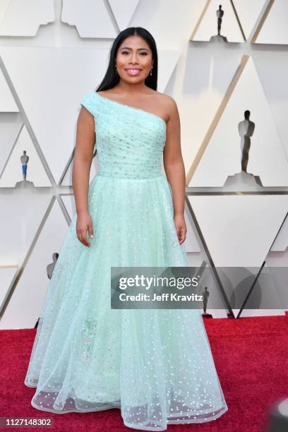 Yalitza Aparicio attends the 91st Annual Academy Awards at Hollywood and Highland on February 24, 2019 in Hollywood, California.