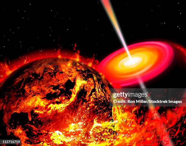 believers in the fictional planet niburu (or planet x) think that it will pass close to the earth, causing great devastation. - neutron star stock illustrations