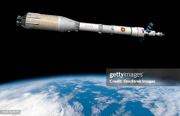 phobos mission rocket system ready for departure. - orion stock illustrations