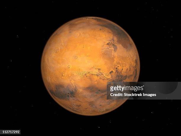 ilustraciones, imágenes clip art, dibujos animados e iconos de stock de planet mars - valle de marte