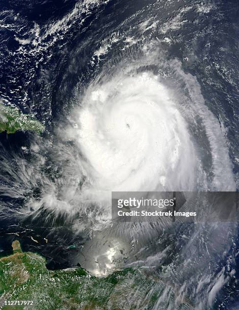 august 30, 2010 - hurricane earl swirls over puerto rico and the leeward islands. - puerto rico hurricane stock pictures, royalty-free photos & images