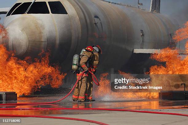 Air Force Fire Department Photos and Premium High Res Pictures - Getty ...