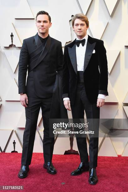 Nicholas Hoult and Joe Alwyn attend the 91st Annual Academy Awards at Hollywood and Highland on February 24, 2019 in Hollywood, California.