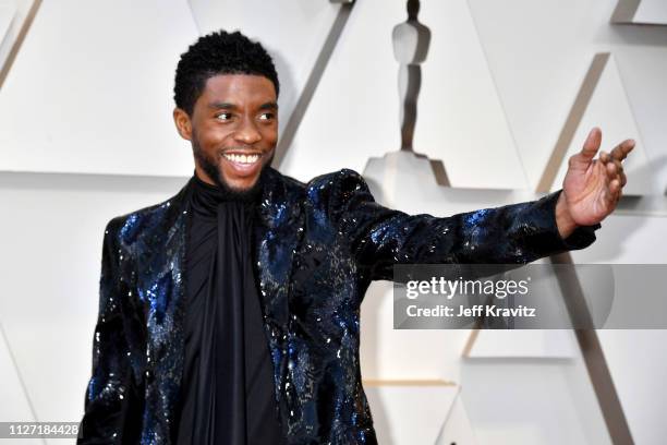 Chadwick Boseman attends the 91st Annual Academy Awards at Hollywood and Highland on February 24, 2019 in Hollywood, California.