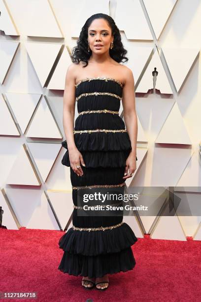 Tessa Thompson attends the 91st Annual Academy Awards at Hollywood and Highland on February 24, 2019 in Hollywood, California.