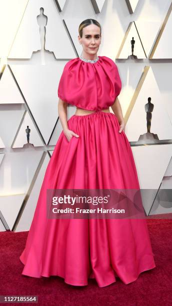 Sarah Paulson attends the 91st Annual Academy Awards at Hollywood and Highland on February 24, 2019 in Hollywood, California.