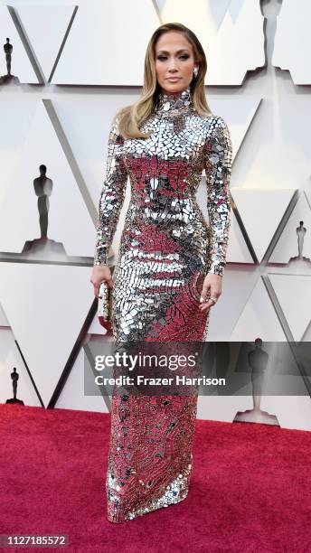 Jennifer Lopez attends the 91st Annual Academy Awards at Hollywood and Highland on February 24, 2019 in Hollywood, California.