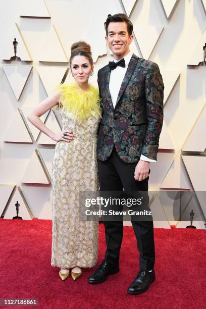 Annamarie Tendler and John Mulaney attends the 91st Annual Academy Awards at Hollywood and Highland on February 24, 2019 in Hollywood, California.