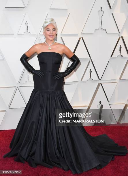 Best Original Song nominee for "Shallow" from "A Star is Born" Lady Gaga arrives for the 91st Annual Academy Awards at the Dolby Theatre in...