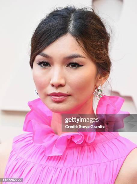 Gemma Chan attends the 91st Annual Academy Awards at Hollywood and Highland on February 24, 2019 in Hollywood, California.