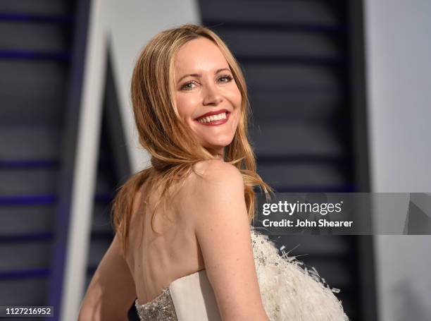 Leslie Mann attends the 2019 Vanity Fair Oscar Party hosted by Radhika Jones at Wallis Annenberg Center for the Performing Arts on February 24, 2019...