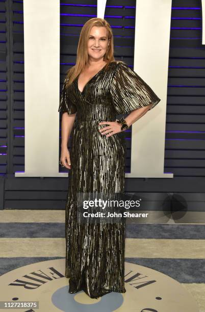 Krista Smith attends the 2019 Vanity Fair Oscar Party hosted by Radhika Jones at Wallis Annenberg Center for the Performing Arts on February 24, 2019...
