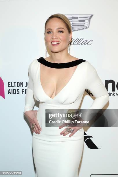 Erika Christensen attends the 27th Annual Elton John AIDS Foundation Academy Awards Viewing Party Celebrating EJAF and The 91st Academy Awards on...