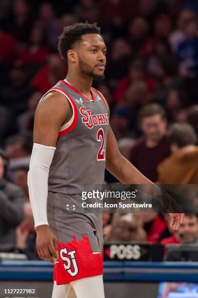 St. John's Red Storm guard Shamorie Ponds during the college basketball game between the Seton Hall Pirates and the St. John's Red Storm on February...