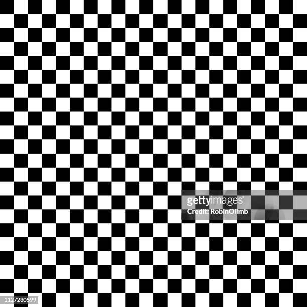 schwarz / weiß karierte nahtlose muster - checked pattern stock-grafiken, -clipart, -cartoons und -symbole