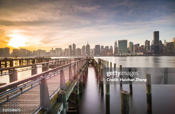 new york - long island city stockfoto's en -beelden