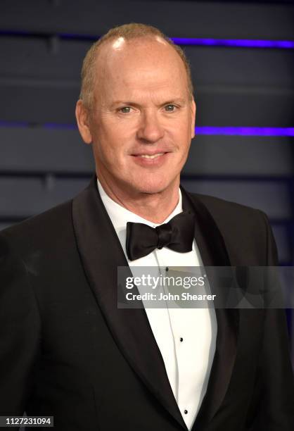 Michael Keaton attends the 2019 Vanity Fair Oscar Party hosted by Radhika Jones at Wallis Annenberg Center for the Performing Arts on February 24,...