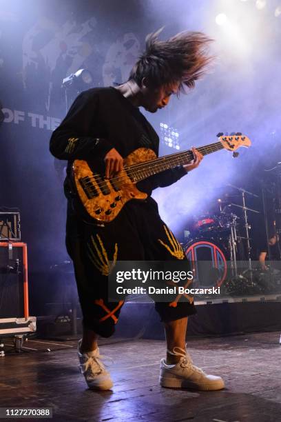 Ryota Kohama of ONE OK ROCK performs during the Eye of the Storm North America Tour at House Of Blues Chicago on February 24, 2019 in Chicago,...