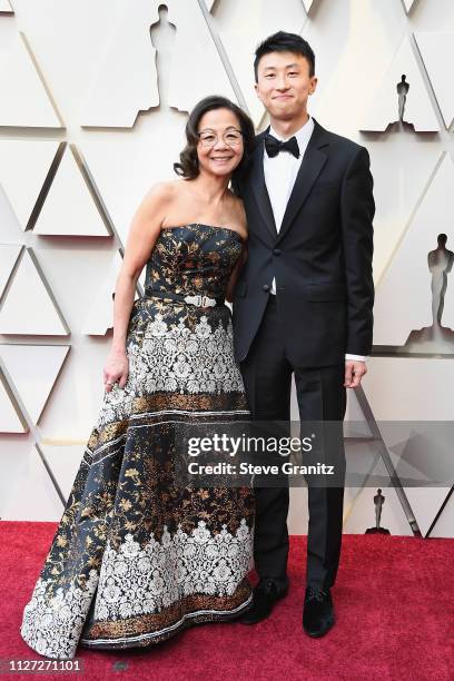 Diane Moy Quon and Bing Liu attend the 91st Annual Academy Awards at Hollywood and Highland on February 24, 2019 in Hollywood, California.