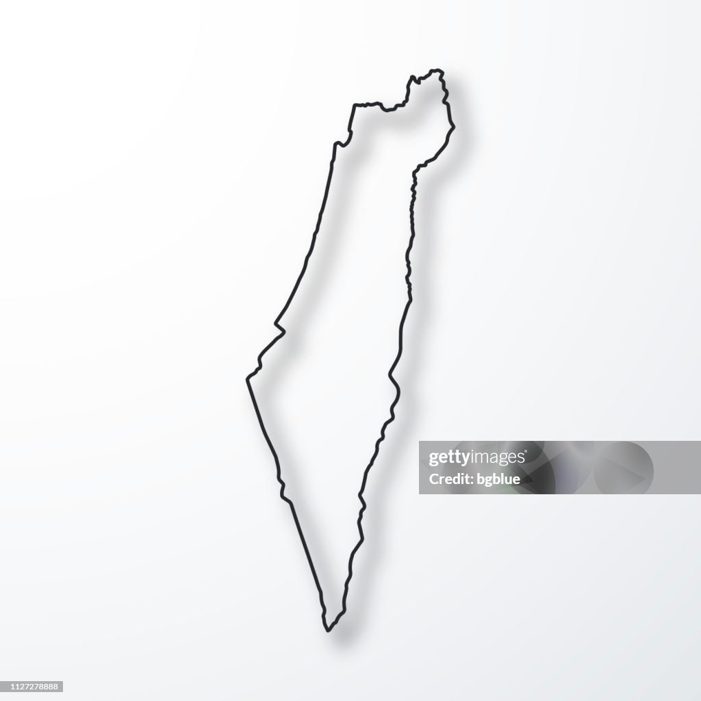 Map Israel Note Outline Map Of Israel