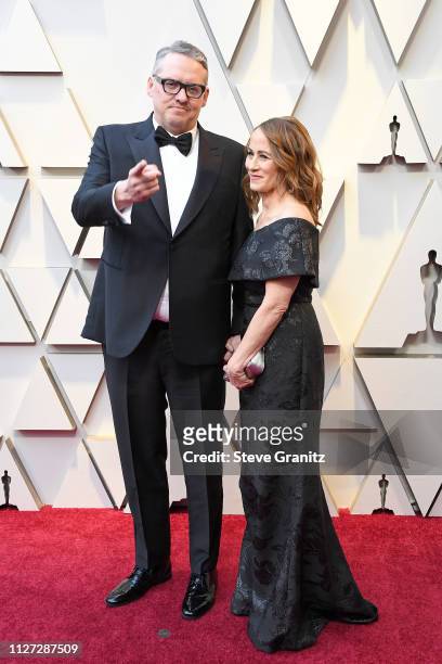 Adam McKay and Shira Piven attend the 91st Annual Academy Awards at Hollywood and Highland on February 24, 2019 in Hollywood, California.