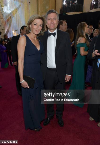 Executive Vice President of Comcast Steve Burke and Gretchen Hoadley attend the 91st Annual Academy Awards at Hollywood and Highland on February 24,...
