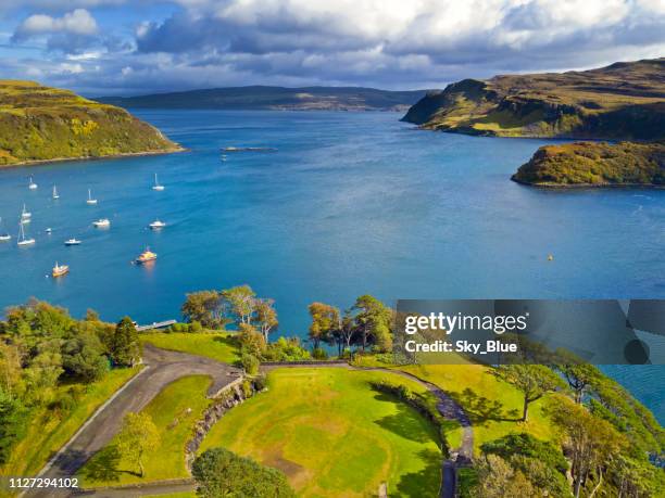 portree, isle of skye - portree stock pictures, royalty-free photos & images