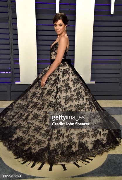 Camila Cabello attends the 2019 Vanity Fair Oscar Party hosted by Radhika Jones at Wallis Annenberg Center for the Performing Arts on February 24,...