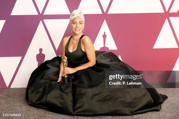 Lady Gaga (Best Original Song: "Shallow" - A Star Is Born 91st Annual Academy Awards press room at the Dolby Theater in Hollywood, California on...