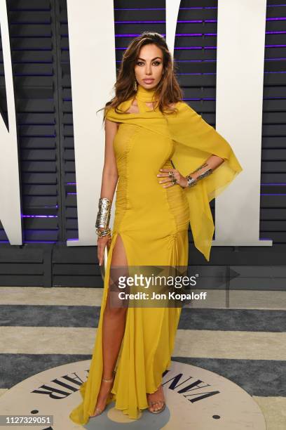 Madalina Diana Ghenea attends the 2019 Vanity Fair Oscar Party hosted by Radhika Jones at Wallis Annenberg Center for the Performing Arts on February...