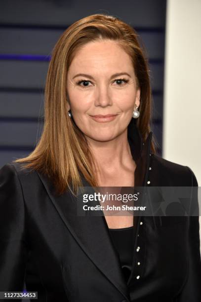 Diane Lane attends the 2019 Vanity Fair Oscar Party hosted by Radhika Jones at Wallis Annenberg Center for the Performing Arts on February 24, 2019...
