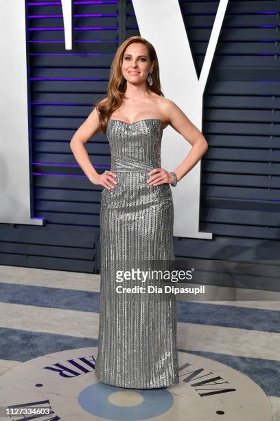 Marina de Tavira attends the 2019 Vanity Fair Oscar Party hosted by Radhika Jones at Wallis Annenberg Center for the Performing Arts on February 24,...
