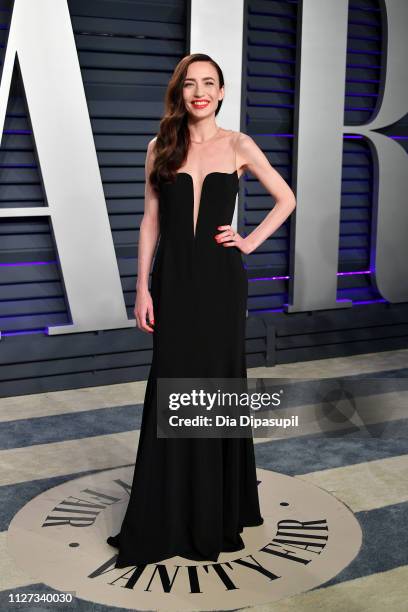 Elizabeth Jagger attends the 2019 Vanity Fair Oscar Party hosted by Radhika Jones at Wallis Annenberg Center for the Performing Arts on February 24,...
