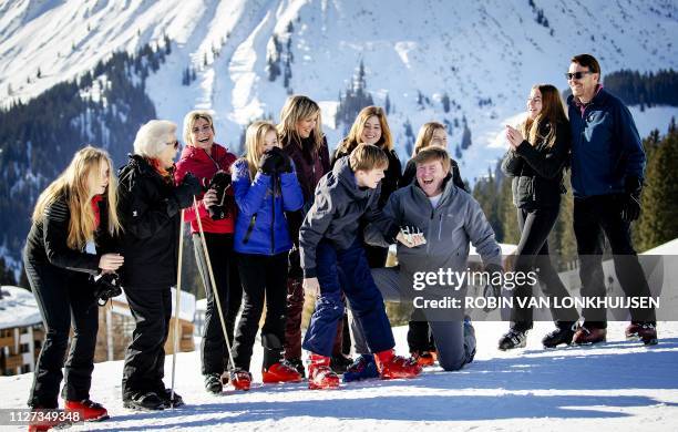 Princess Amalia, Princess Beatrix, Princess Laurentien, Princess Ariane, Queen Maxima, Princess Alexia, Countess Leonore of Orange-Nassau, Countess...