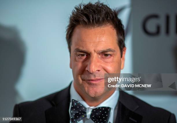 Actor Craig DiFrancia arrives to attend the Elton John AIDS Foundation Academy Awards Viewing Party in West Hollywood, California, on February 24,...