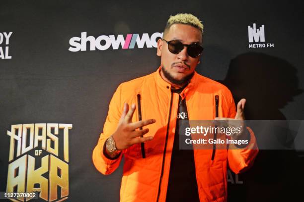 During the Comedy Central Roast of AKA held at Montecasino's Teatro, Fourways on February 21, 2019 in Johannesburg, South Africa. The event, hosted...