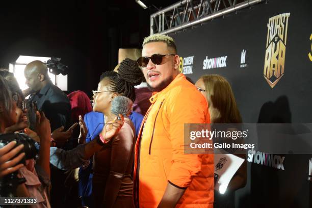 During the Comedy Central Roast of AKA held at Montecasino's Teatro, Fourways on February 21, 2019 in Johannesburg, South Africa. The event, hosted...