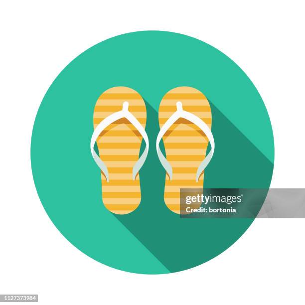 flip-flops australia icon - flip flop stock illustrations