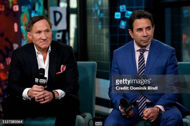 Terry Dubrow and Paul Nassif attend Build Series to discuss 'Botched' at Build Studio on February 04, 2019 in New York City.