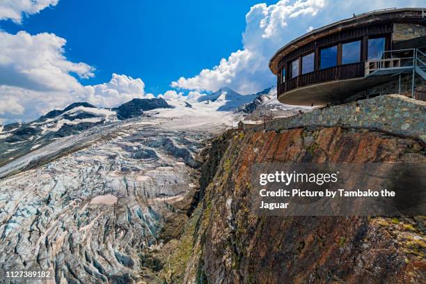 längfluh restaurant - saas fee stock pictures, royalty-free photos & images