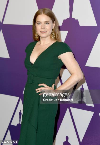 Amy Adams attends the 91st Oscars Nominees Luncheon at The Beverly Hilton Hotel on February 04, 2019 in Beverly Hills, California.